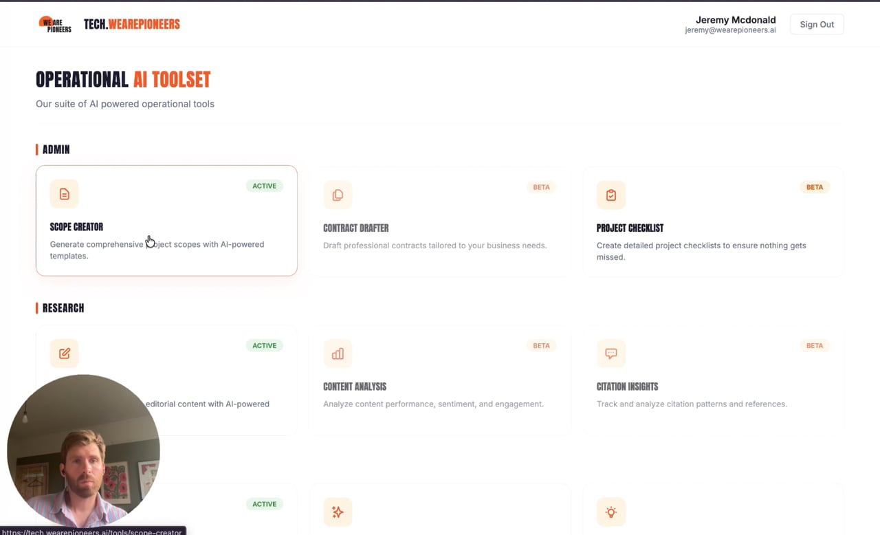 Scope Assistant demo video